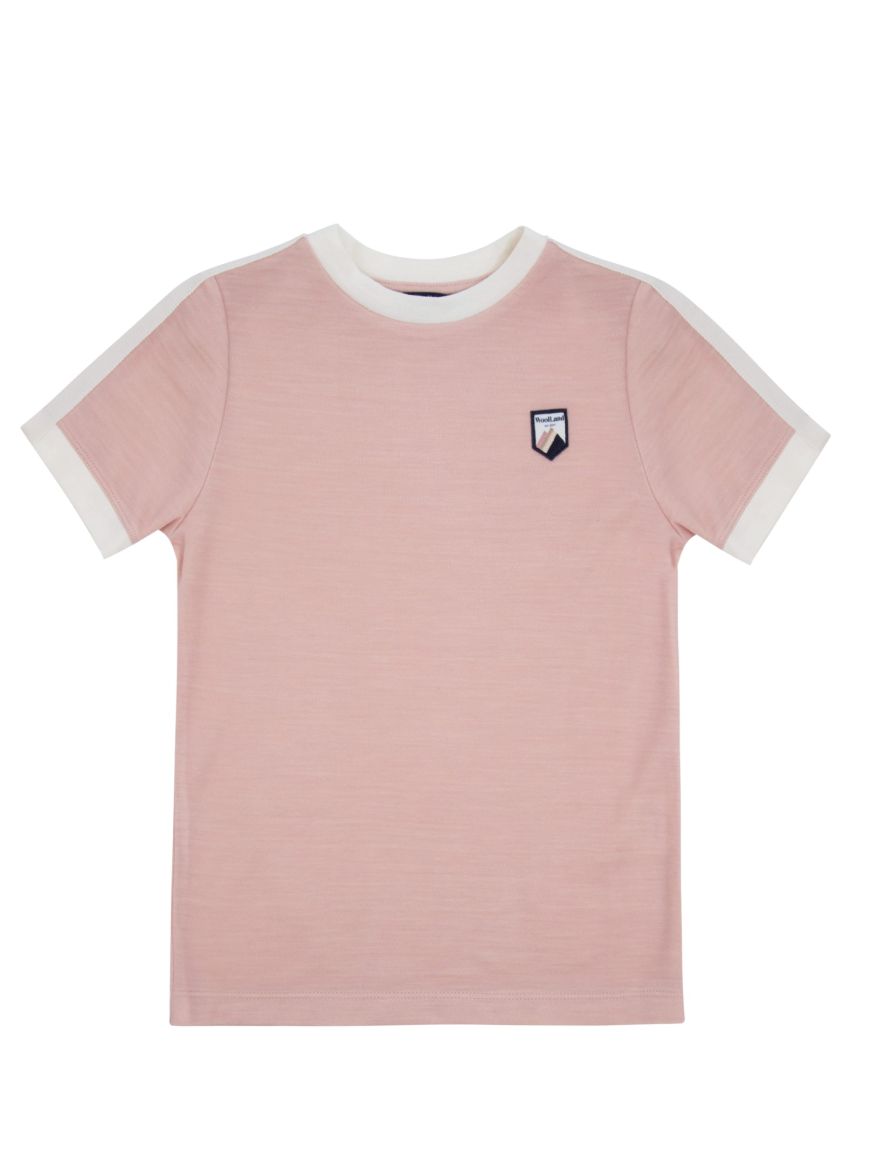 Bilde av WoolLand Vesterålen T-shirt kids Rose Smoke